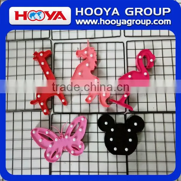 plastic LED marquee light with angel shape