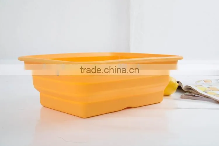 Folded Washing Vegetable Basket Novelty Unique Fruit Bowl