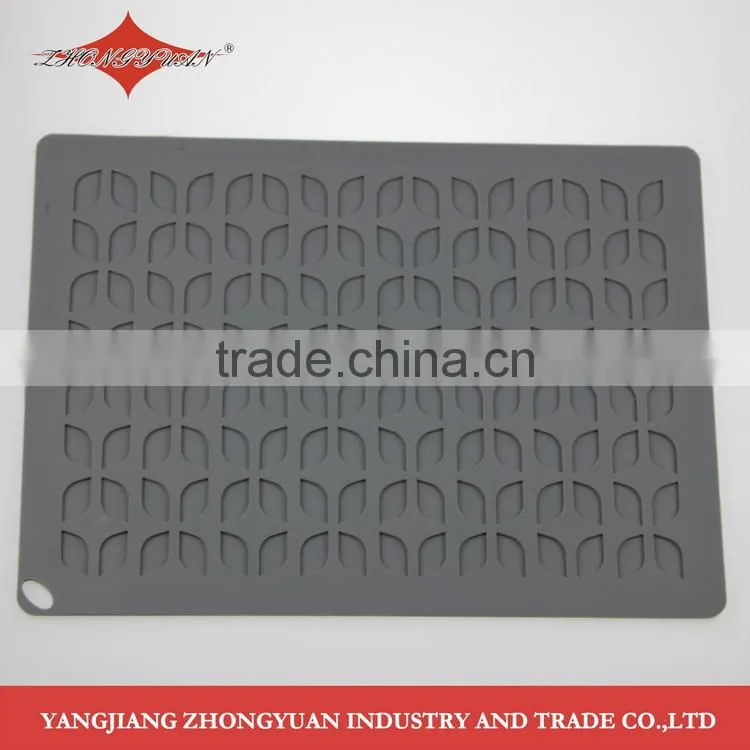 silicone baking custom cup coaster personalized silicone mat
