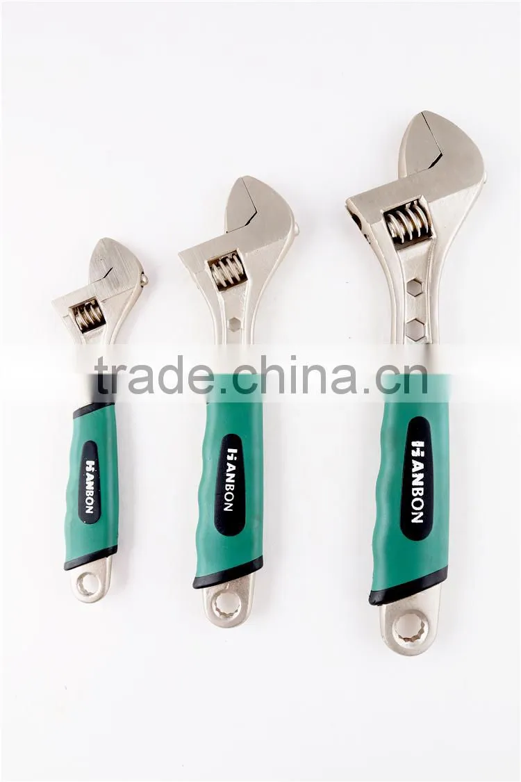 Black Nickel-plated Adjustable Wrench