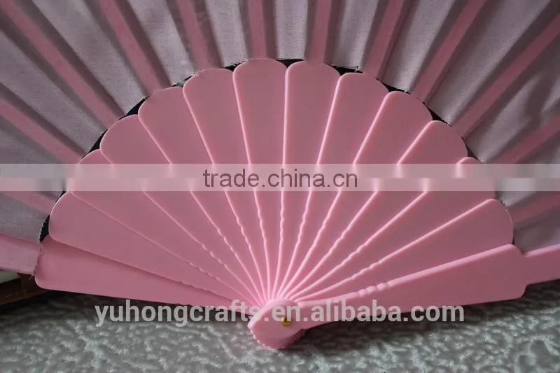 Plastic hand fan for advertisement gift