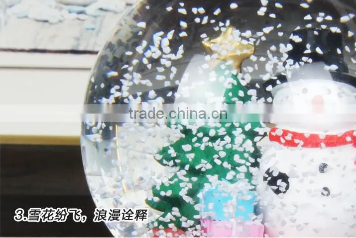 Hot Sale musical snow globe christmas Gifts snow globe christmas decoration snow globe