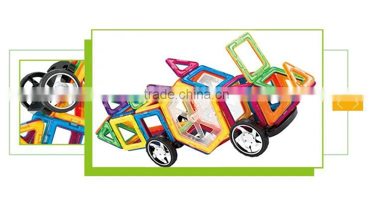 Kids educational plastic blokcs magnetic building toys