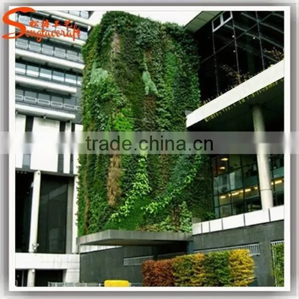 china suppliers wholesale artificial vertical green grass wall for home and garden