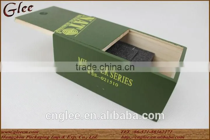 Elegant hot sale wooden watch packaging gift box