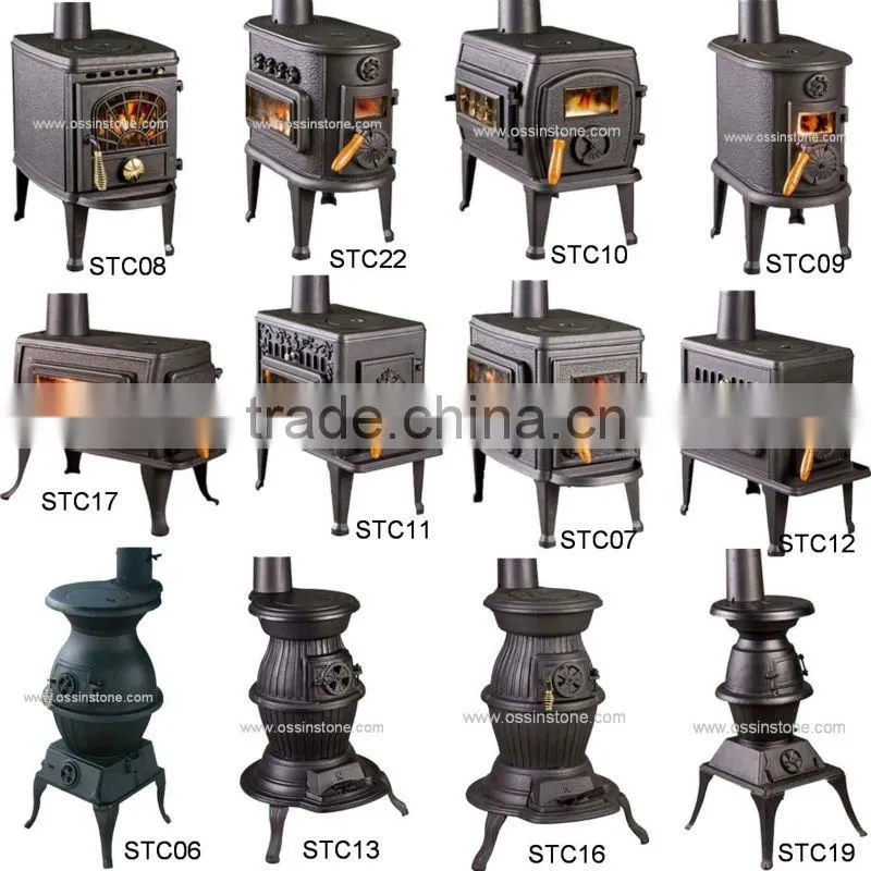 cast iron type wood burning stove