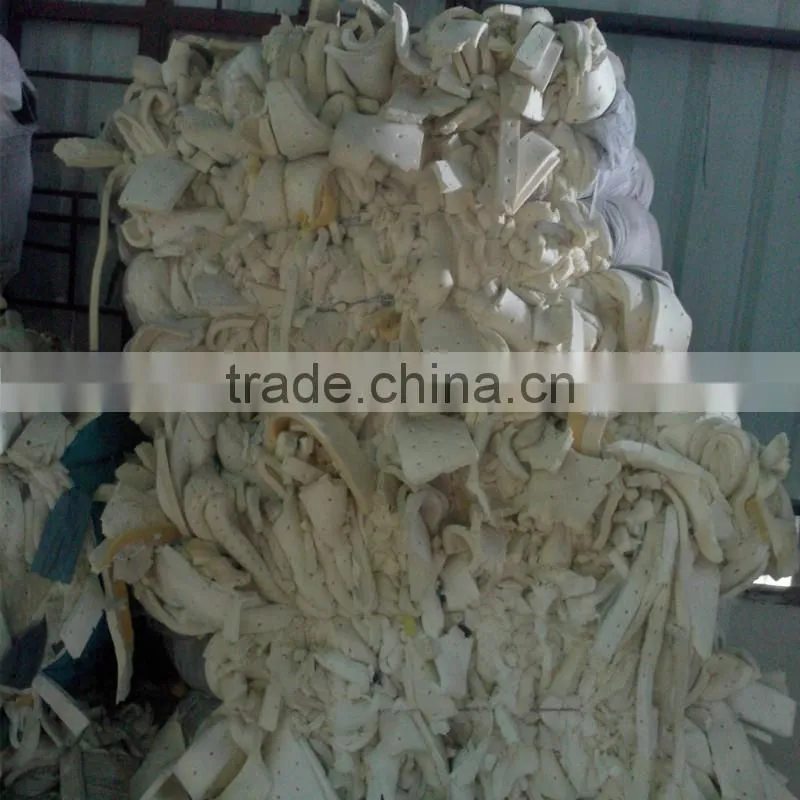 AAA Grade Uncontaminated Rubber PU Foam Sponge Scrap from Factory directly