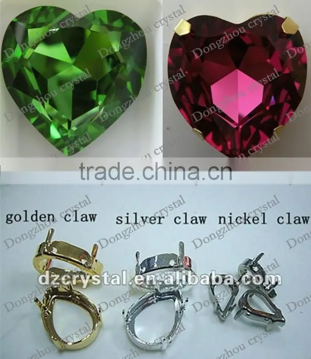 Loose light smoked topaz color crystal jewelry fancy glass stone