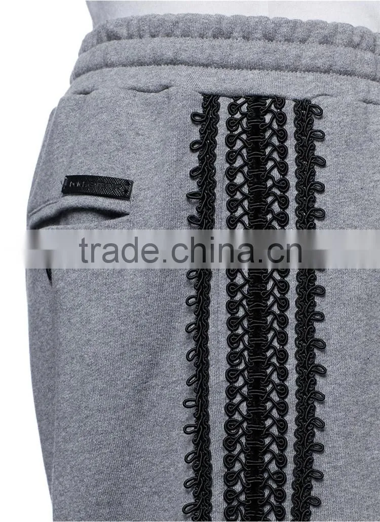 Men casual sport sweat pants cotton pencil pants jogging trousers