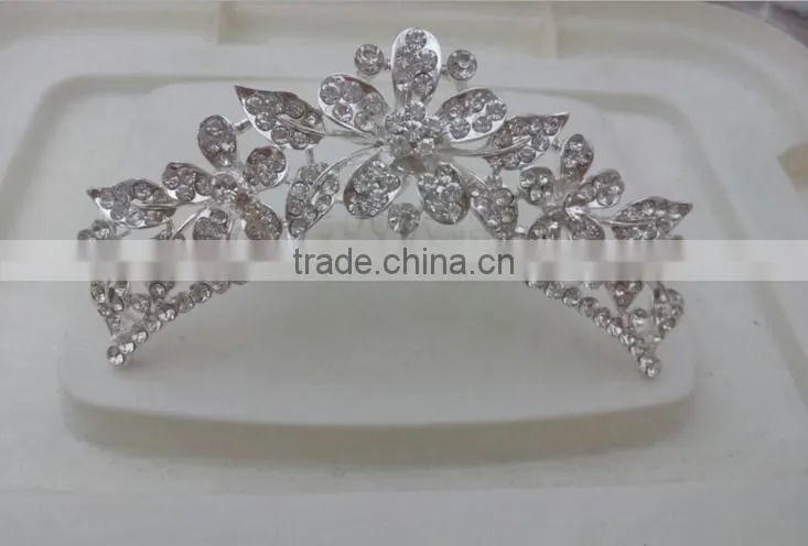 new design pageant crown and trial rhinestone pageant crowns for sale 2016 most popular pageant crowns china