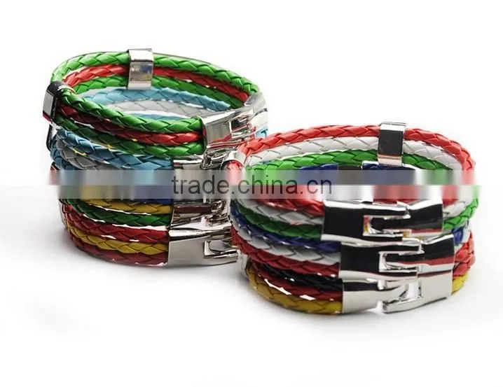 Popular enameled wooden jewelry bracelet with factory direct sale