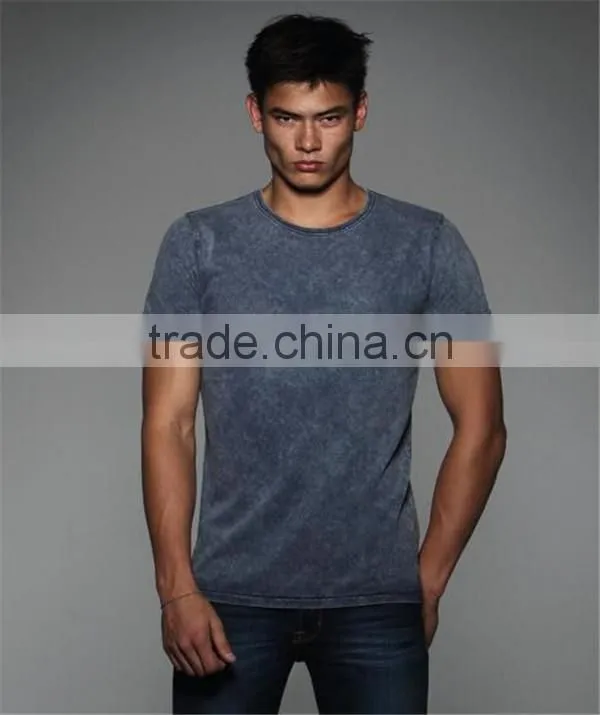 High quality custom pre washed blank t-shirts