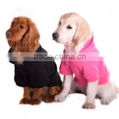 plain pink dog hoodie