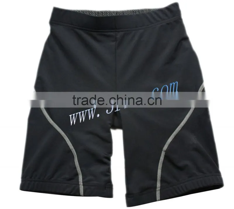custom men's bike shorts in poly/spandex