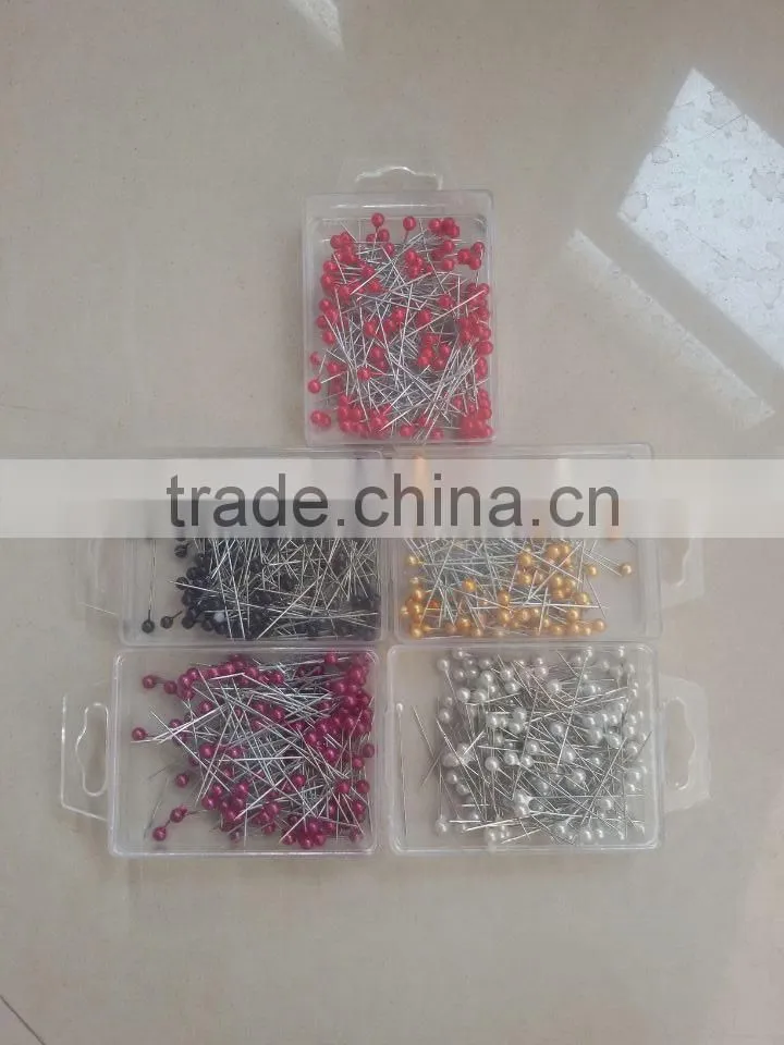 ball round headed fake pearl pins