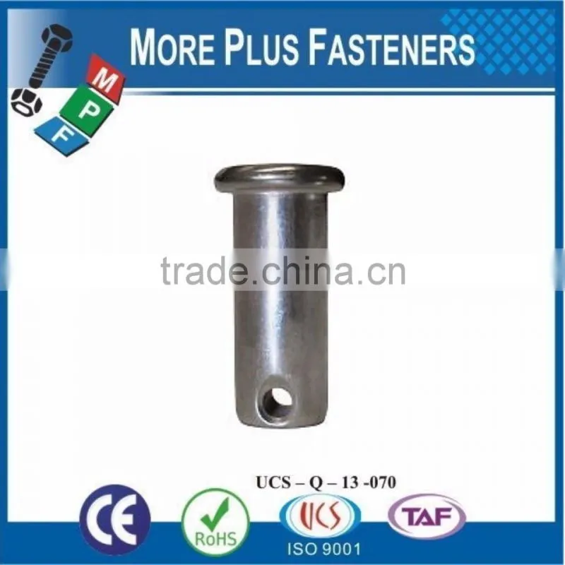 Made In Taiwan Bright Zinc Plated Steel Plain Finish Universal Clevis Pin