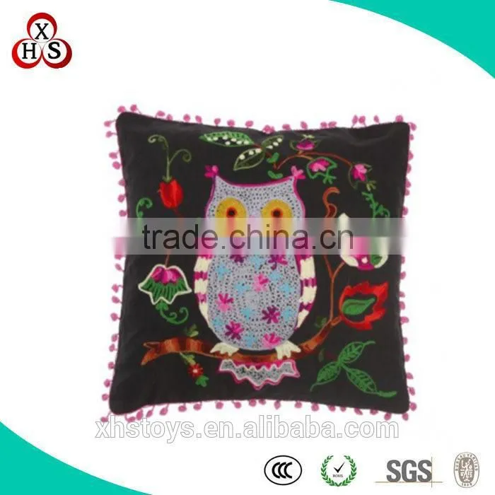 OEM New Design Custom Made soft owl cushion wholesale