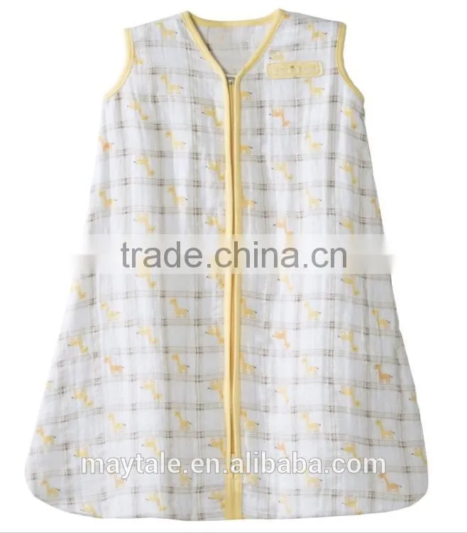 100% Cotton Muslin Baby Sleeping Bag/Baby Sleeping Sacks