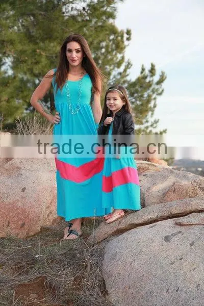 mommy and me maxi dresses women long dresses cotton stripes maxi dress
