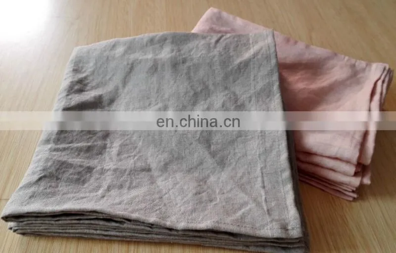 high quality linen/cotton printing /vintage tea towels in white color