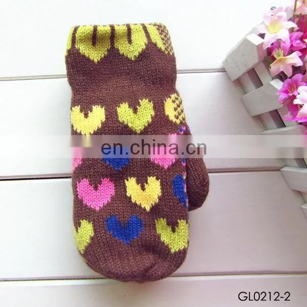 Cotton Glove Winter Ladies Girls Knitted Winter Glove Keep Your Hands Warm
