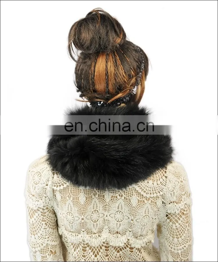 Factory Sale 2015 Fashion Multifunction Real Mink Fur Amazing Scarf