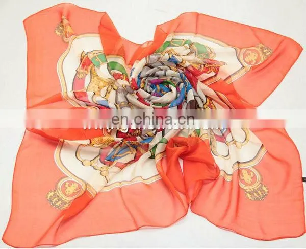 Ladies digital silk chiffon scarf,silk chiffon,silk scarf manufacturing