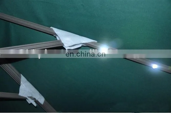 Outdoor Solar Roma Hanging Umbrella With LED Light,Can Be Rotated 360Degree