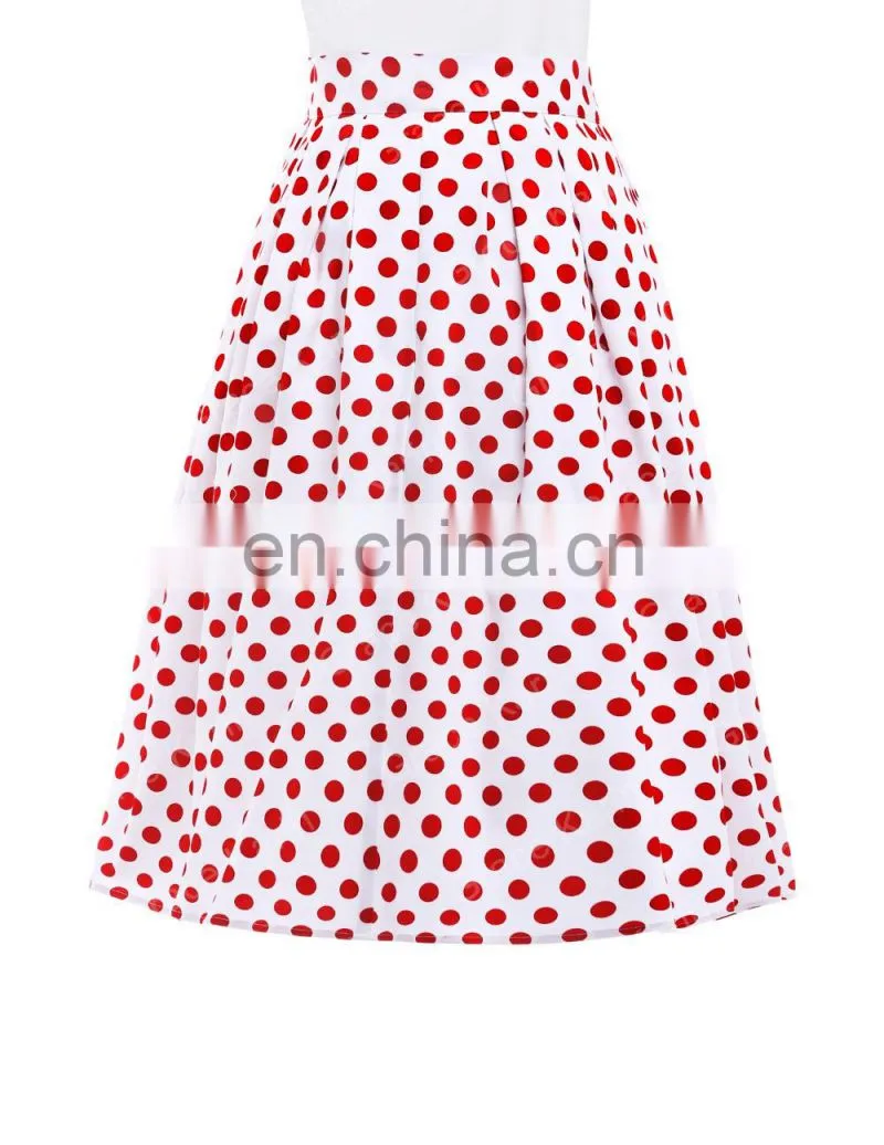 19 Colors ! Grace Karin Cheap Occident Short 50s Retro Vintage Cotton Fraric Skirt CL6294-10#