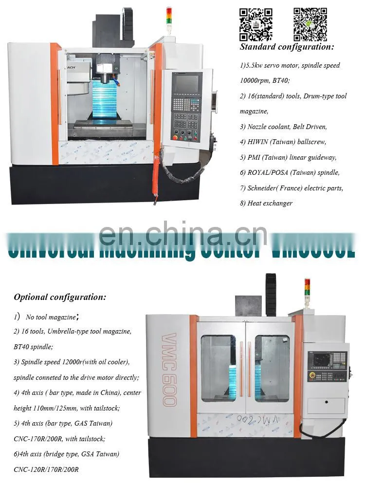 CNC milling machine VMC600L
