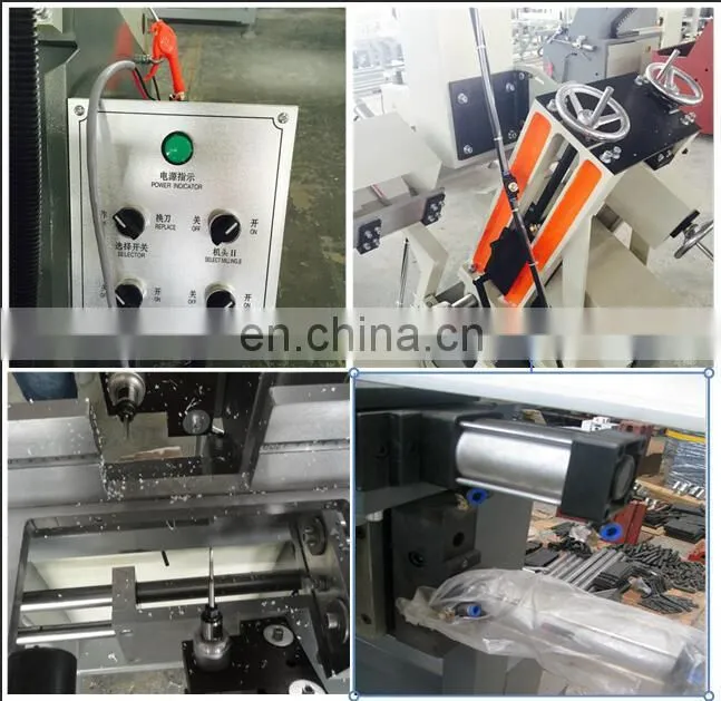 UPVC Window Making Automatic CNC Water Slot Milling Machine