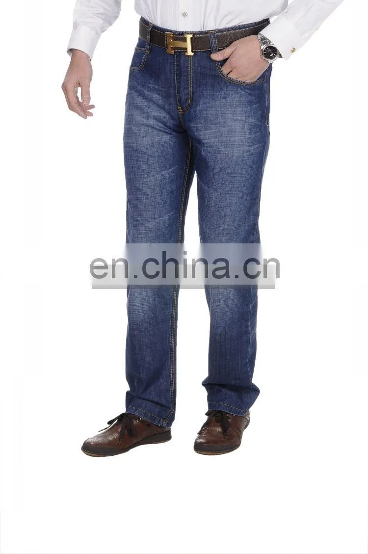 DiZNEW DARK WASHED BLUE 5 POCKET JEANS FOR MEN