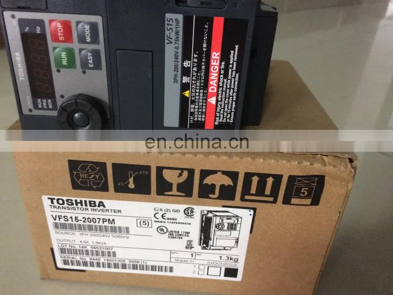 Toshiba Transistor Inverter 200V 240V Ac Driver vfs15-2007pm