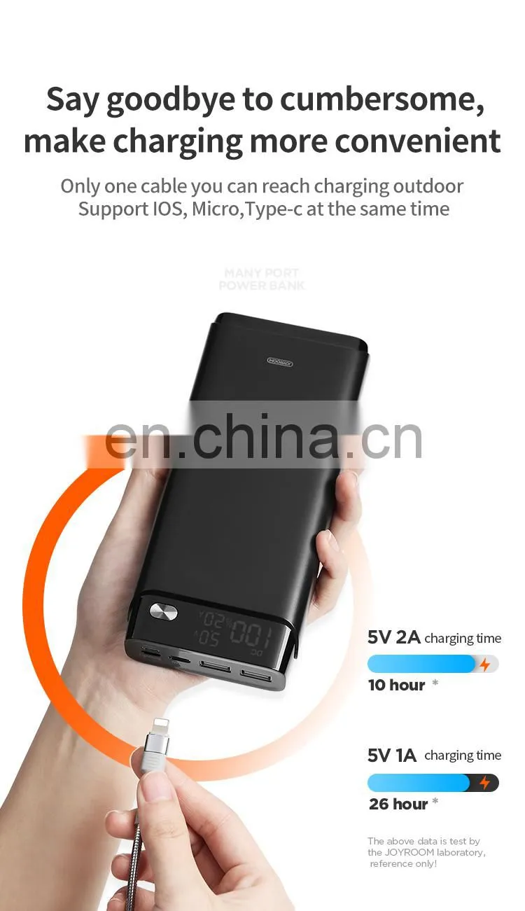 Joyroom high capacity powerbank 30000mah power bank