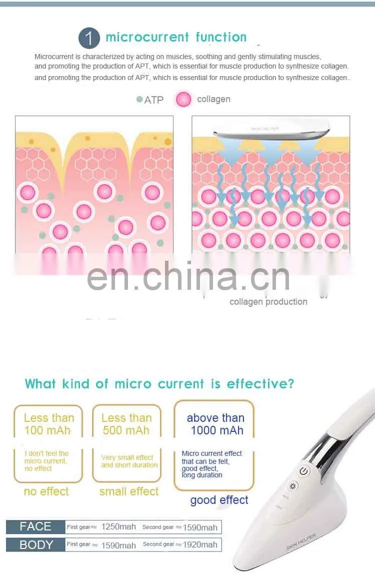 Newest Wrinkle Face Lift Iron Lifting Tool Firming Home Use Beauty Device