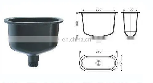304 steel lab sink, Lab small plastic water sink with PP material