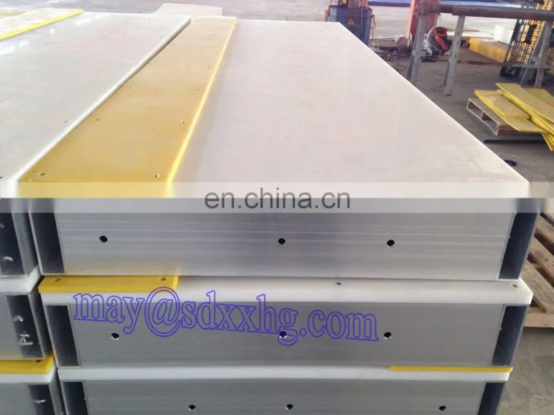 High density polyethylene shooting board / mobile ice skating plate / ice rink hockey dasher board