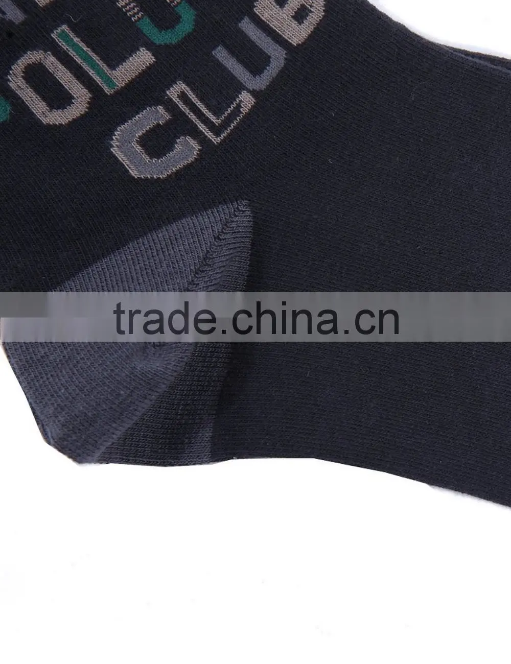 Custom Men Colorful Patterned Polyester Casual Crew Socks