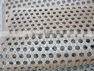 rubber door mat/hole rubber mat
