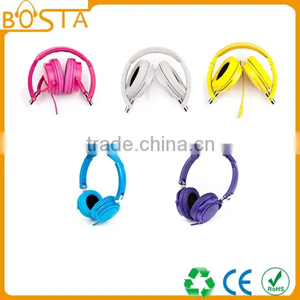 2015 Hot sales super bass noise cancelling headphone with speaker