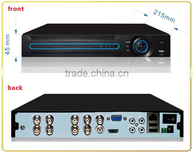 Made In China Analog AHD Camera Hybrid Standalone AHD DVR 8CH