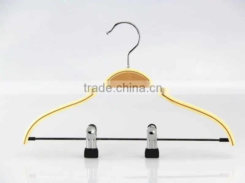 IMY-184 natural wooden children clips hangers for shop