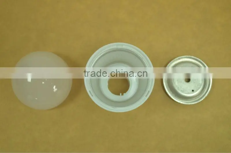 Plastic+Aluminum 5W E27 A50 Heatsink for LED