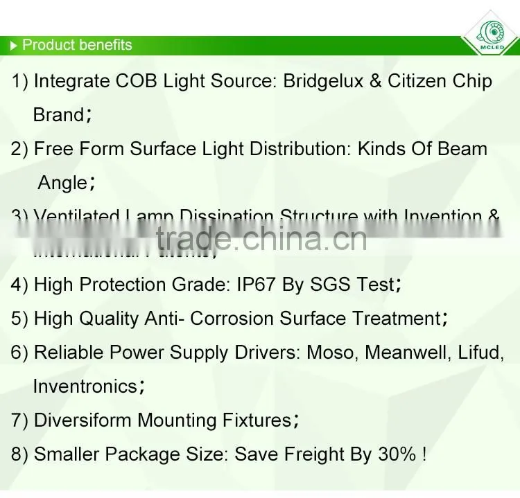 30W COB Bridgelux LED moveable working light 7.5 hours working tool IP67 rechargeable lamp