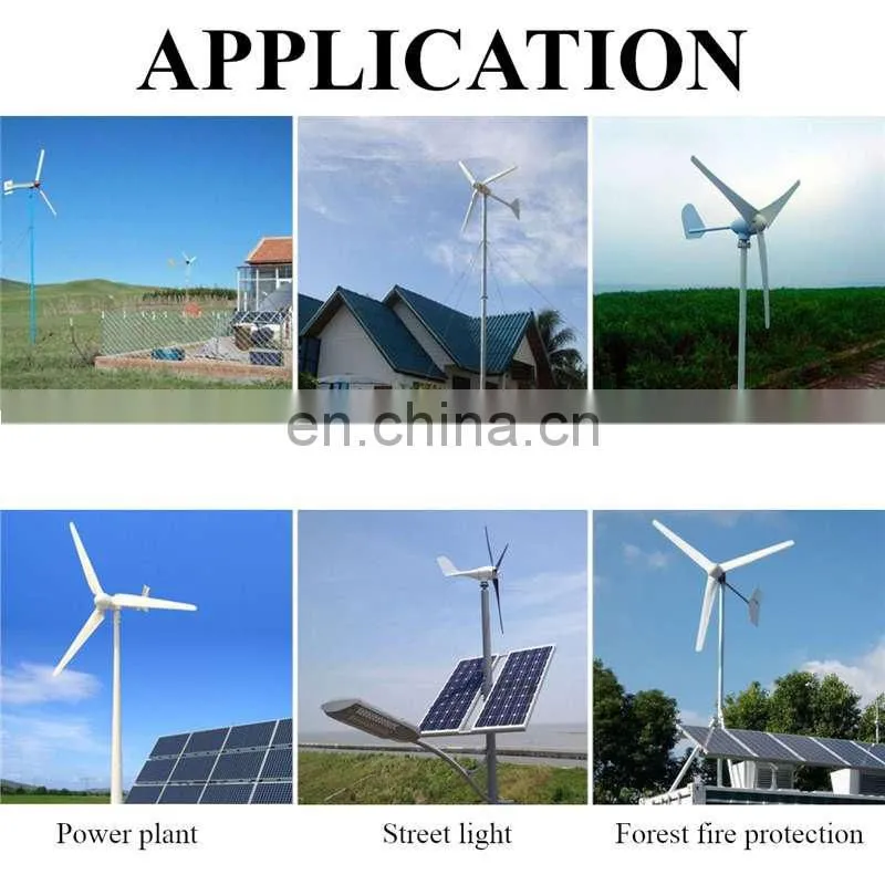 12v 48v 240v 1000w 5000w 10kw Wind Turbine Generator Efficient Wind Turbines Horizontal Home 3000w Windmill Energy Turbines
