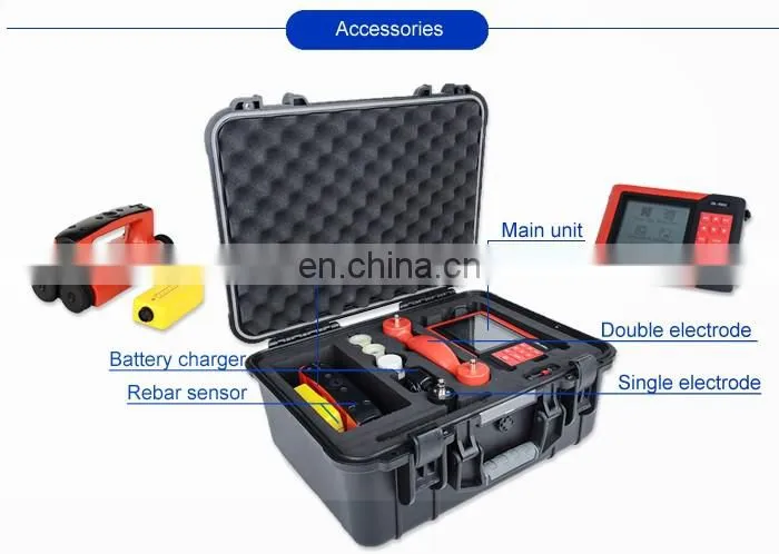 Taijia ZBL-R800 Metal detector price, long range metal detector, metal detector made in China concrete steel scanner detector