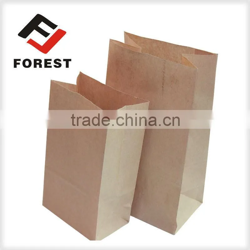 Customized colored flat paper bags