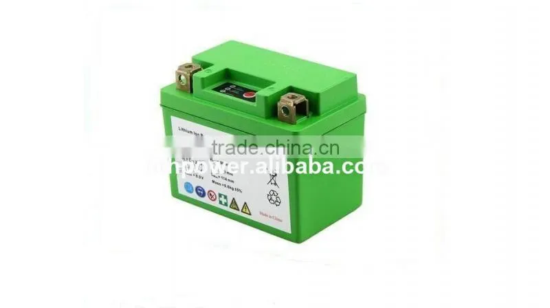 1000cc motorcycle lifepo4 start battery with 12v 6ah lifepo4 start battery for 1000cc motorcycle start up battery