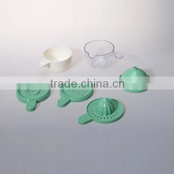 ABS/AS 6 in1 kitchen set/fruit juicer with cups
