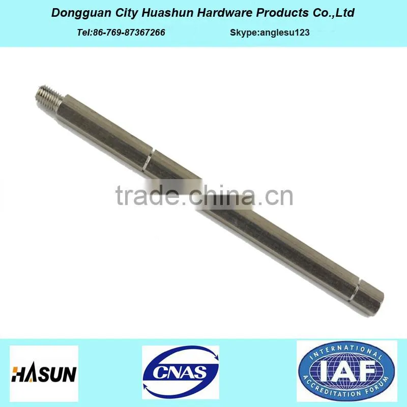 Customized CNC Turning Long Spline Shaft